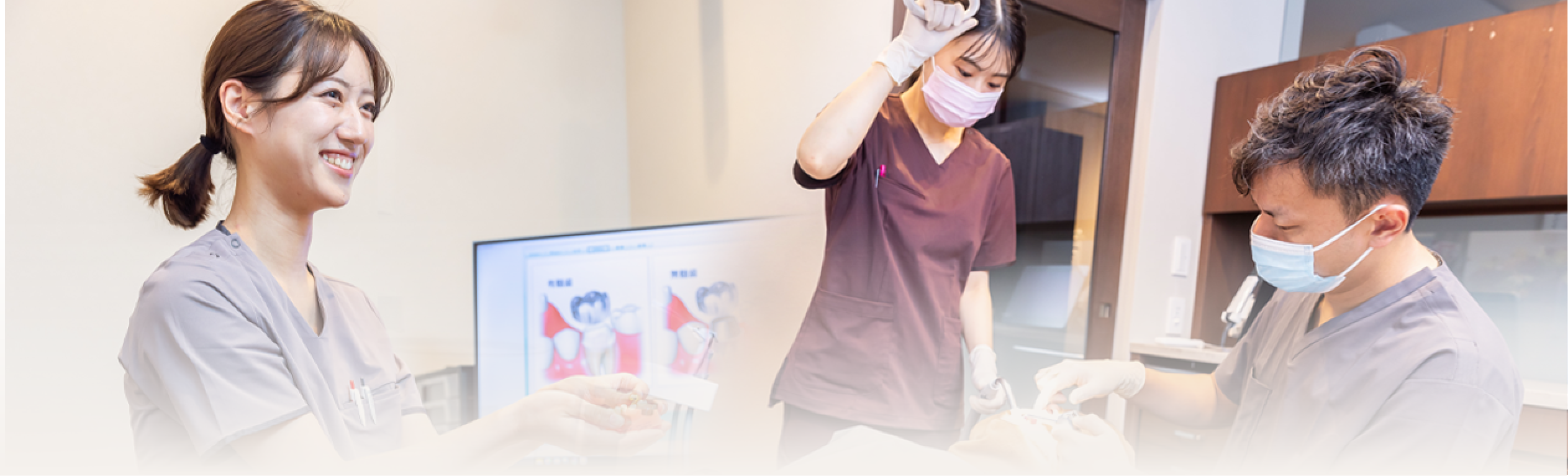 診療の様子と患者様との対話